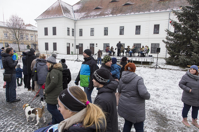 Vánoční vystoupení na Jarmarku Rosice 14. 12. 2019 (HO)